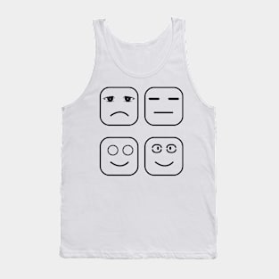 Cube face 4 Tank Top